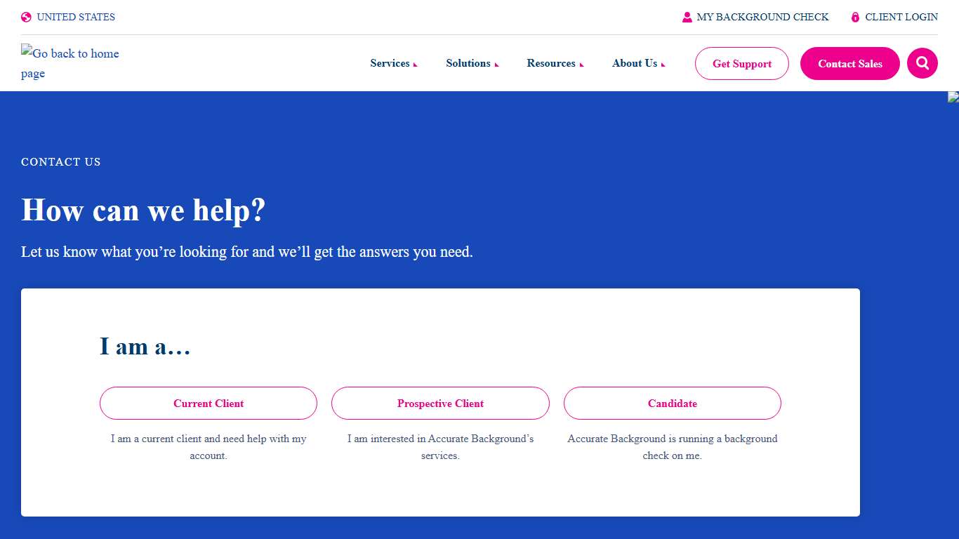 Contact Us - Accurate